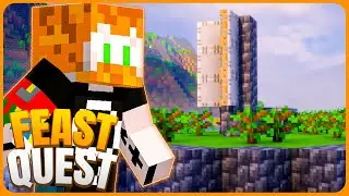 EASY Tree Farm Gives Me Infinite Wood! - CREATE | FeastQuest #7