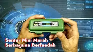 Review Senter led mini xpe cob Taffled 1517 serbaguna murah berfaedah 😂