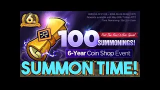 100 Scroll Event SUMMON TIME!!  6th Year Anniversary in SUMMONERS WAR!