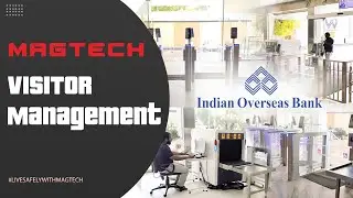 Visitor management systems, access control systems, X ray baggage scanner at Indian overseas bank