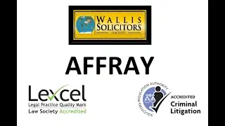 Affray section 3 Public Order Act 1986