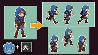 Godot + AutoSprite: от спрайтов к спрайт-листам за секунды с помощью ИИ