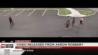 Akron police release video of suspects from bus stop attack