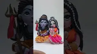 Mahadev  family || making || idol making Mahadev with polymer clay art