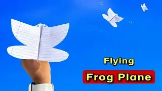 notebook frog helicopter (flying plane) , best paper bird plane, paper frog plane, flying frog