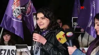 ROJDA YAKIŞIKLI'NIN KATLEDİLMESİ PROTESTO EDİLDİ