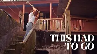 From Ruins to Firewood Storage | Courtyard Transformation #85
