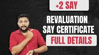 Plus Two | Say | Result | Revaluation | Say Certificate | Full Details |