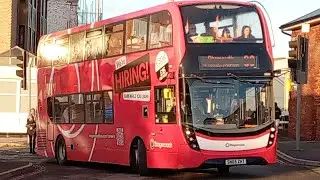 Route visual - 10501 SN65 ZHT ADL enviro 400 MMC towards Paignton 
