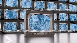 TV Static White Noise and Waterfall Sounds for Sleep // Sleep * Study * Focus * Work // Sound Effect
