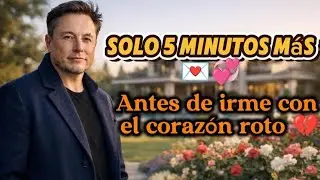 Elon Musk: Por favor, quédense 5 minutos. Lo que voy a decir podría cambiarlo todo entre nosotros