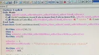 script tutorial 6 Live Mode Analisi X Estratto Su Ruota