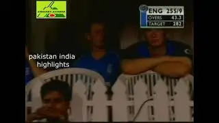 England vs India 1st ODI 2001  last moments