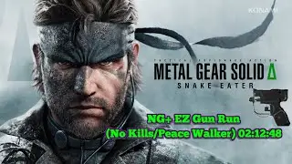 Metal Gear Solid Delta: Snake Eater -NG+ EZ Gun Run (No Kills/Peace Walker) 02:12:48 -Silent Serpent