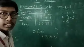 Knapsack problem using Greedy method