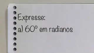 MFUNA | TC2 - Convertendo medidas de arcos de graus em radianos e vice-versa