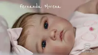 detalhes artístico do kit  reborn Charlotte 