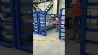 Horizontal Sheet Rack for Steel Storage