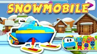 Leo the Truck & Snowmobile - Game Play - Skid Game TV