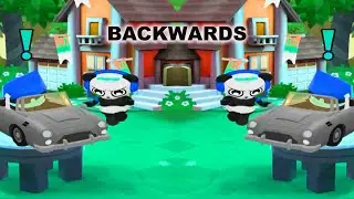 Tag With Ryan Cap'n Ryan vs Car Mirror Colorfull Backwards Gameplay 2021..