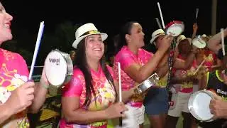 Como foi o aquecimento do minhocão no largo dos eventos na orla do velho Chico