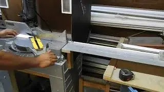 Como hacer un cancel de baño de aluminio  fácil un fijo y un corredizo 2