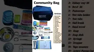 community bag article #bscnursing #nursing #nursingstudent #CHO #community