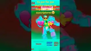 Ya por fin ya llegu&eacute; a los 310 suscriptores Muchas gracias