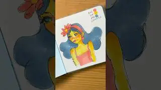 Copic marker drawing| 3 marker challenge| Sun 💛 #shorts