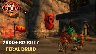 Feral Druid PvP 2800+ MMR Battleground Blitz - The War Within Season 3