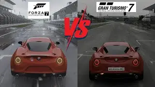 Gran Turismo 7 vs Forza Motorsport 7 | Alfa 4C | 4K HDR 60FPS | GT7 PS5 Gameplay Replay | FM7 Ultra