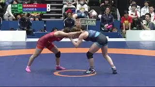 Round 3 WW - 55 kg: M. MUKAIDA (JPN) v. B. LEATHERS (USA)