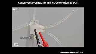 Concurrent Freshwater and H2 Generation by ICP