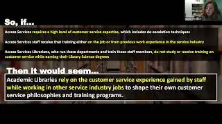 ACRL Access Services Interest Group: Ideology in the Servicescape