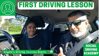 Angela&rsquo;s First Driving Lesson in New Zealand | Beginner Driver Tips & Real-Time Coaching