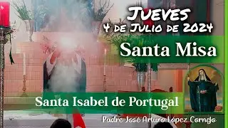 ✅ MISA DE HOY jueves 4 de Julio 2024 - Padre Arturo Cornejo
