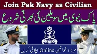 Join Pak Navy As Civilian-Pakistan Navy Civilian Jobs 2020