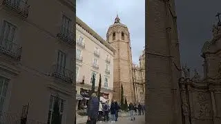 El Micalet  ⛪ Miguelete de la Catedral de Valencia. Plaza La Reina. #espa&ntilde;a #travel #viral #shorts
