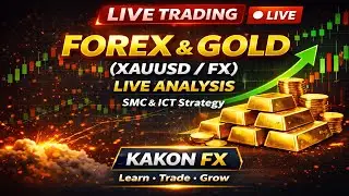XAUUSD Live Trading 🔴 | Gold Live Analysis | SMC & ICT Strategy | Bangla | Kakon FX