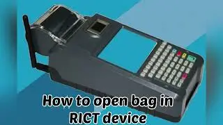 How to open bag in RICT Device || Branch Post Office || RICT mai bag Kaise open Kare