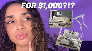 How to Furnish & Decorate a 2 Bedroom Apartment for Less than $2,000 | on a budget, DIY, furniture