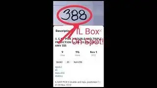 CONGRATS! IL STATE for Winning Pick 3 On Spot! 01 Nov. 2022 | AMV 555