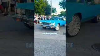 73 Donk On Inch Rims  #builtnotboughtwithtre #donk #bigrims #chrome #oldschool #lsswap