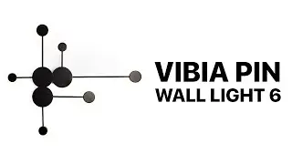 Настенный светильник, бра Vibia Pin Wall Light Black 6