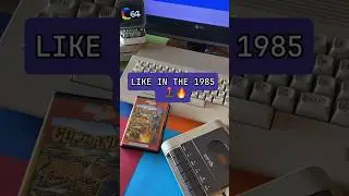 Some retro vibes 😍🕹🔥 #retrocomputer #commodore #commando #c64 #retro #retrogaming #8bit  #the80s