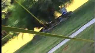 Mary Hamlin, 540 Bee Bee Drive, yelling fu from her yard