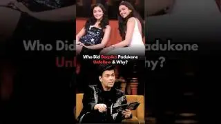 Why Deepika Padukone Unfollowed Them?😱Karan Johar #deepikapadukone #karanjohar #bollywoodsongs
