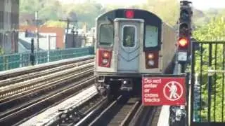 IRT White Plains Rd Line: R142 5 Train at Bruke Ave-White Plains Road (PM Rush Hour)