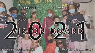How to Create a 2021 VISION BOARD That Works | Reflections, Goal & Vision Board Planning ! 🥳