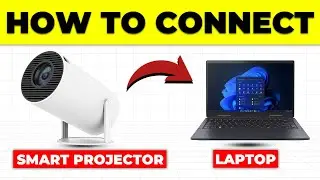 How To Connect Smart Projector To Laptop (How To Project/Mirror Your Laptop To Smart Projector)